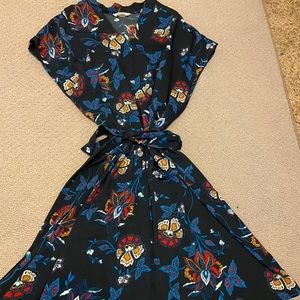 Blue Floral Dress
